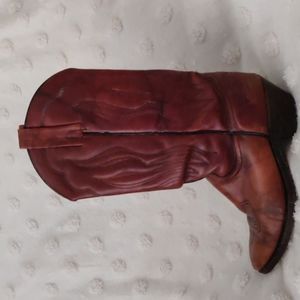 Men's FRYE Western Boots Leather Brown  9 1/2 D